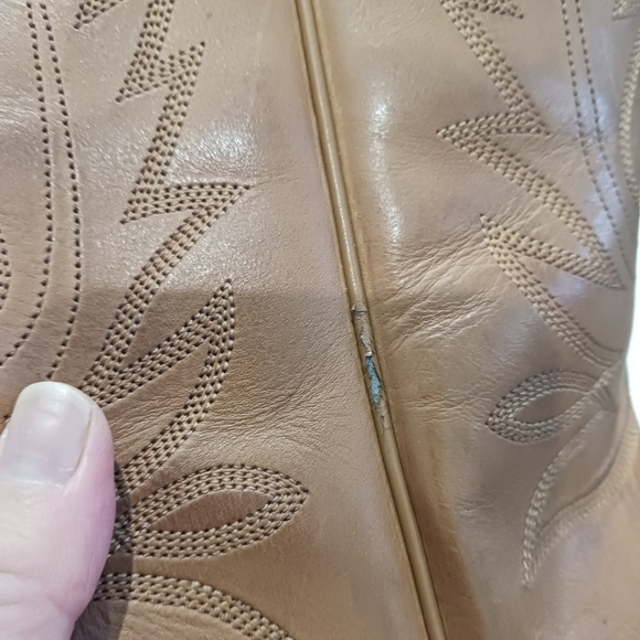 10/11B Ariat Womens Western Boots Cowboy Leather Brown Style 15718 - Picture 7 of 14